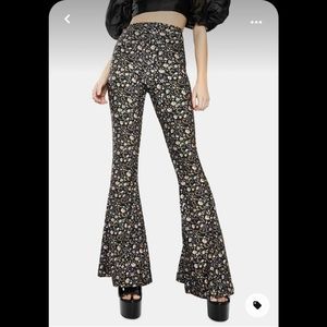 Selkie The Spirit Floral Bell Bottoms XS